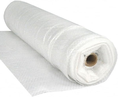 Farm Plastic Supply - String Reinforced 4 Year UV Resistant 10 mil Clear Greenhouse Plastic Sheeting - 4 Year UV Resistant Polyethylene Greenhouse Film, Hoop House Green House Cover (24' x 50')