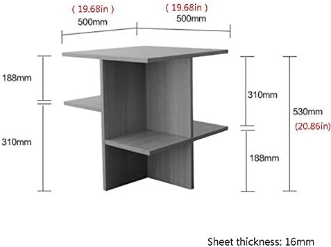 Telephone Table, Assemble Coffee Table,Sofa Side Table,Mobile Square Table,Telephone Table,2 Colors(