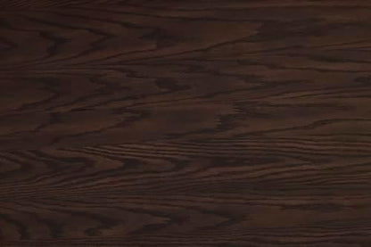 Signature Design by Ashley Haddigan 1-Piece Dining Bench, Faux Leather | Classic button tufted seat, Wood and engineered wood frame, 18.75 in seat height, 2-person capacity, Dark brown finish
