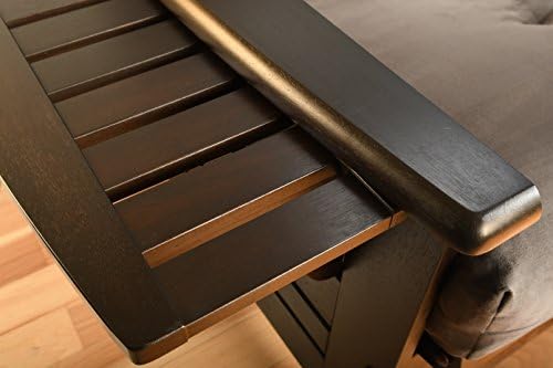 Kodiak Furniture Phoenix Futon in Black Finish, Full, Fairbanks Evergreen