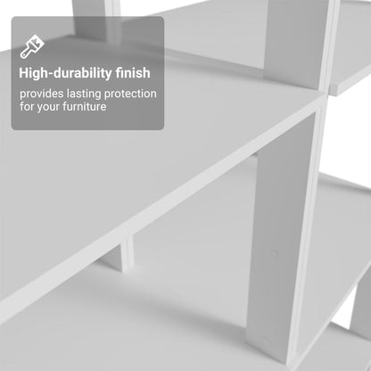 Madesa Kitchen Pantry Storage Rack with 2 Drawers and Open Shelves 74" L Multiuse Modular Cabinet for Kitchen Organization - White