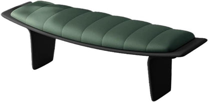 Modern Living Room Shoe Changing Stool Bedroom Leather Bed end Entryway(Medium)