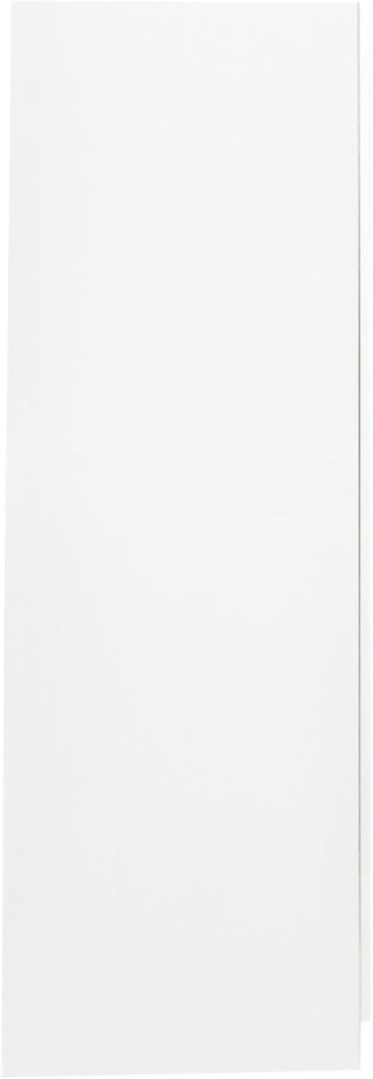 Standalone Pantry Cabinet Buffet Sideboard Cupboard with Double Doors, Multi-Level Shelving, Tall Organizer Storage for Kitchen Dining Living Hallway Bathroom, Modern Retro Furniture (White)