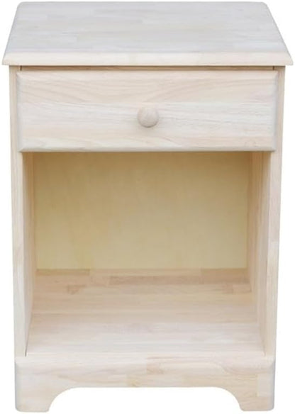 IC INTERNATIONAL CONCEPTS Nightstand Unfinished