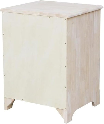IC INTERNATIONAL CONCEPTS Nightstand Unfinished