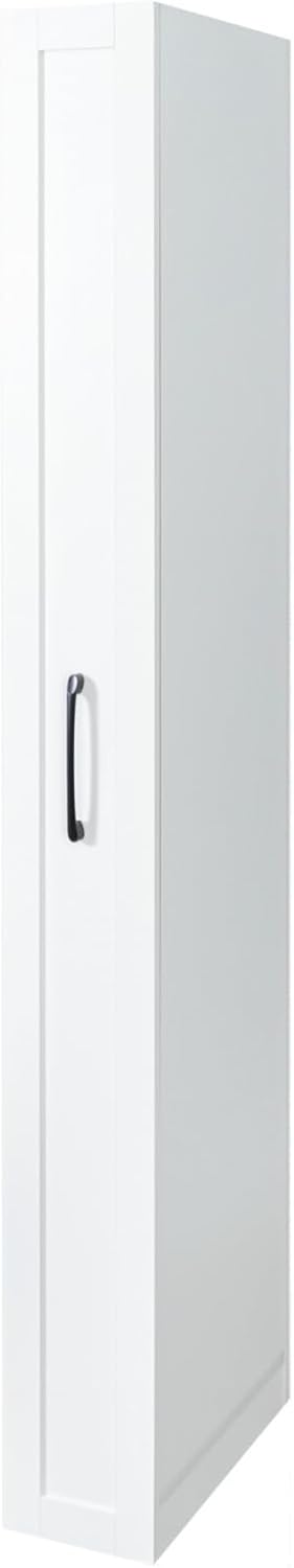 KEIKI 7 Tier Pull-Out Kitchen Pantry Storage Cabinet, Multi-Tier Single-Sided Open Shelf, Spice Rack Next to Fridge, Wood Hutch Food Pantries Cupboard for, Dining Room, Narrow Spaces