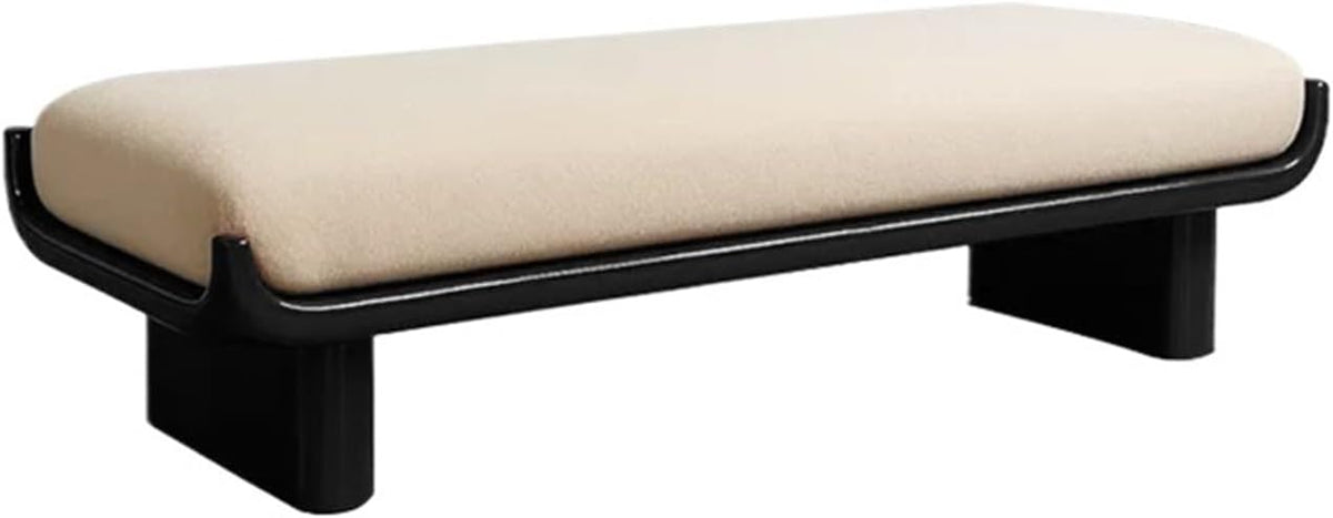 Modern Wooden and Fabric Long Shoe-Changing Bench for Living Room and Bed end Entryway(XXX-Large)