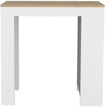 Kitchen Island with 3-Side Shelf and Counter Height Table Top | 3-side shelf design with counter-height table top for kitchen use