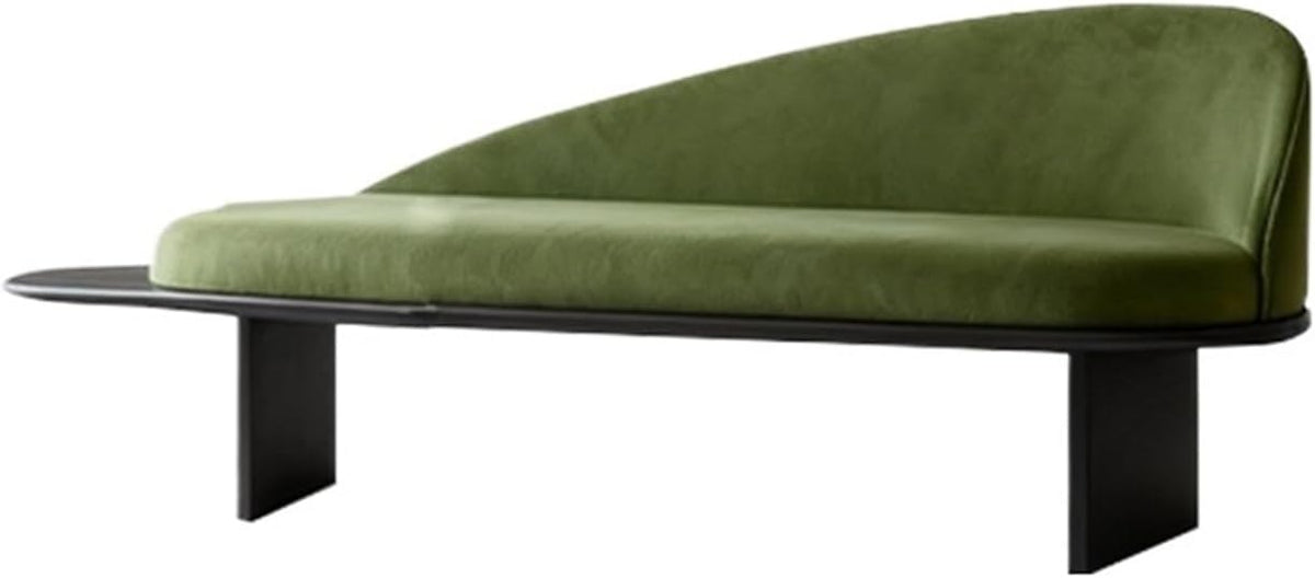 Modern Wooden Bed-end Bench in Hotel Bedroom Showroom Dressing Room Shoe-Changing with Backrest Entryway(XS)