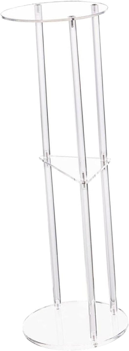Clear Acrylic Side Table, NightStand, Modern Small Drink Side Table Furniture for Home Bedroom Bedside Living Room Hallway