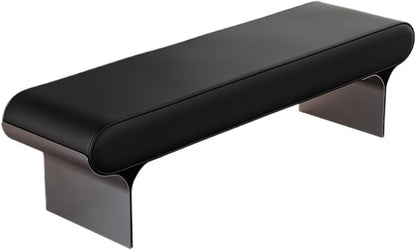 Modern Upholstered Bed end Stool Bedroom Home Use Bedside Dressing Room Wooden Shoe Changing Entryway(Large)