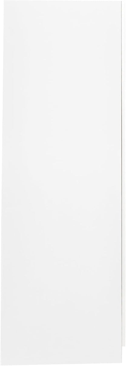 22 inch Deep Kitchen Pantry Cabinet Storage Organizer with Fridge Space,Wood White Food Kitchen Cupboard with 12 Door Shelves Storage Dining Room Furniture (White)