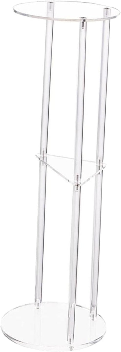 Clear Acrylic Side Table, NightStand, Modern Small Drink Side Table Furniture for Home Bedroom Bedside Living Room Hallway