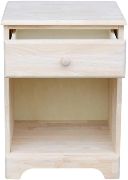 IC INTERNATIONAL CONCEPTS Nightstand Unfinished