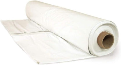 Farm Plastic Supply - 6 Mil White Plastic Sheeting - Overwintering Film, 6 Mil White Plastic Film, Greenhouse Plastic, Durable Plastic Sheeting (40' x 75')
