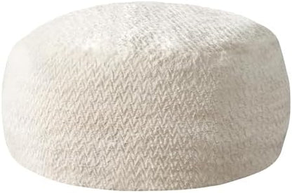 Hobestluk Bean Bag Chair Convertible 3 in 1 Beanbag Washable Giant Adult | Large,Memory Foam Filling,Plush Lounge,Bean Bag Bed ,Removable Cover,Living Room Bedroom Dorm,Sleeping ,Full,White