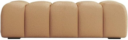 Modern Fabric Bed end Bench Long Bedroom Tatami Mat Dressing Room Sofa Wooden Shoe Changing Stool Entryway(Large)