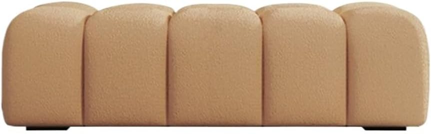 Modern Fabric Bed end Bench Long Bedroom Tatami Mat Dressing Room Sofa Wooden Shoe Changing Stool Entryway(XL)