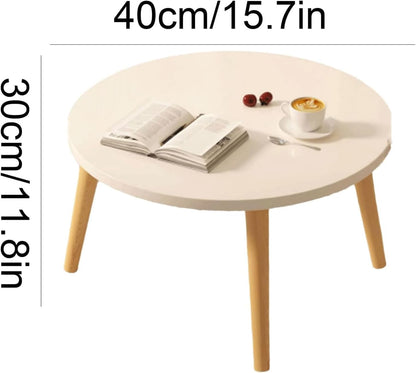 40 X 30cm Coffee Table Convenient Snack Side Table Small Round Side Table Easy to Assemble Bedside Table