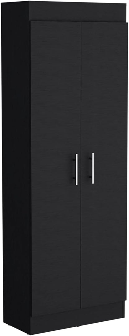 Pantry Cabinet Clinton, Kitchen, Black