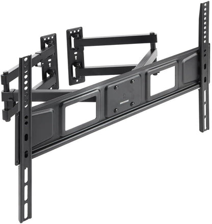 Monoprice Premium Full Motion TV Wall Mount Bracket Corner Friendly for 32" to 70" TVs up to 99lbs, Max VESA 600x400, Fits Curved Screens