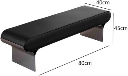 Modern Upholstered Bed end Stool Bedroom Home Use Bedside Dressing Room Wooden Shoe Changing Entryway(XS)