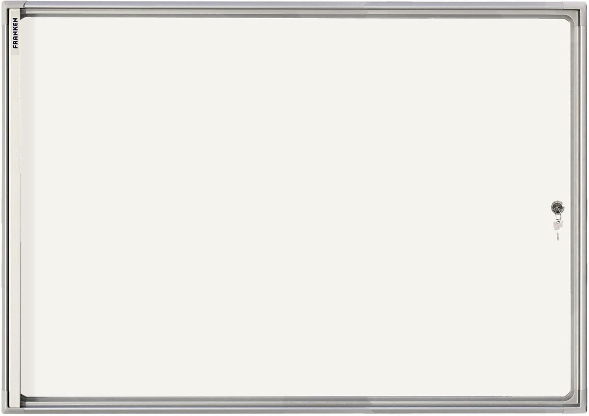 Franken FSA1 Flat Display 1 x ISO A4, Aluminium Frame 8X A4 White