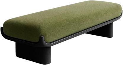 Modern Fabric Long Shoe Changing Bench for Walk-in Closet Living Room Home Use Bed end Entryway(Medium)