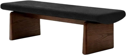 Modern Wooden Sofa Bedroom Bed end Bench Hotel Leisure Entryway(XXX-Large)