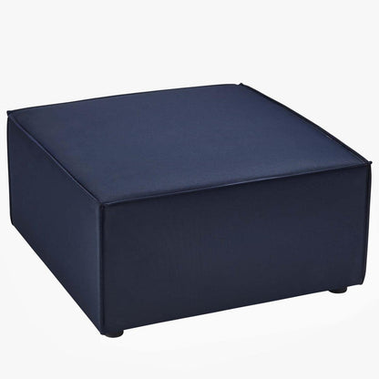 Modway EEI-4211-NAV Saybrook Patio Sectional Ottoman in Navy