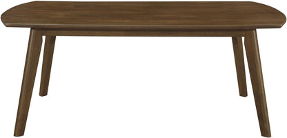 Contemporary 3-Piece Cocktail Table Set Walnut Finish Living Room Wooden Furniture