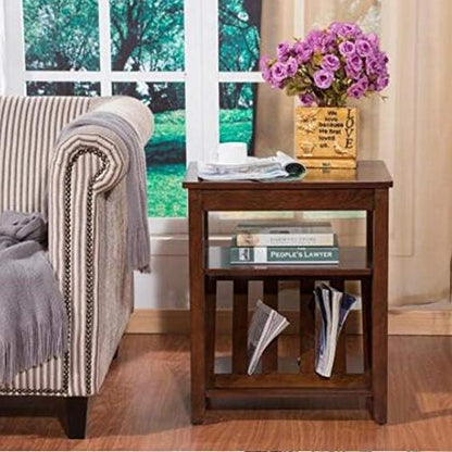 Telephone Table, American-Style,Telephone Table/Magazine Table,Sofa/Chair Side End Table,for Small Space,Corner Multi-Function Small Table(