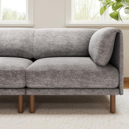 Cloud Sectional Couches for Living Room,Modular Sectional Sofa,Grey | Extra Deep 9 Seater,Oversized Couches With 2 Ottoman,Solid Wood Leg,Large Sofa for Big Space,Office,Apartmen