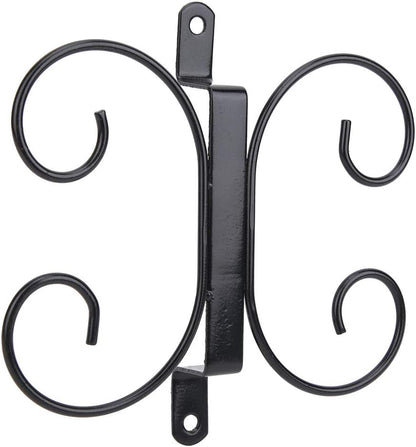 Wall Mounted Wine Glass Rack, Elegant Upside Down Holder with Space Saving Design for Kitchen Bar Decor Iron Material Black White