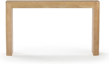 Plank+Beam Contour Console Table, 56 Inch, Blonde