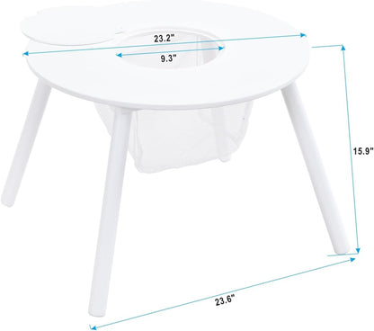 Panel Table with 4 Chairs