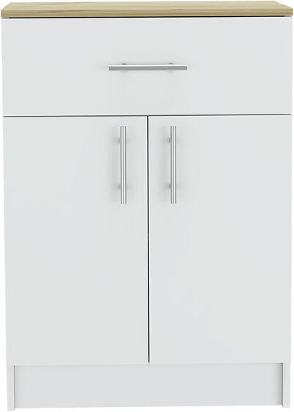 Pantry Cabinet,One Drawer,One Double Door Cabinet with Two Shelves,for Kitchen,Dining Room
