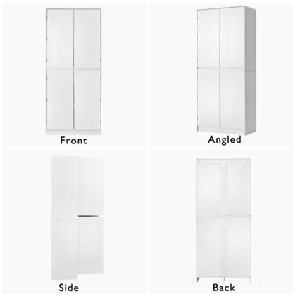 72" Kitchen Pantry Storage Cabinet with Doors and Shelves, Wood Farmhouse Pantry Storage with Barn Doors for Kitchen, Dining Room, Living Room