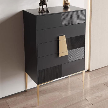 Entryway Cabinet Modern Sideboard Large Capacity Storage Cabinet Living Room Tall Solid Wood Drawer Storage Cabinet Sideboard Storage Cabinet(B)