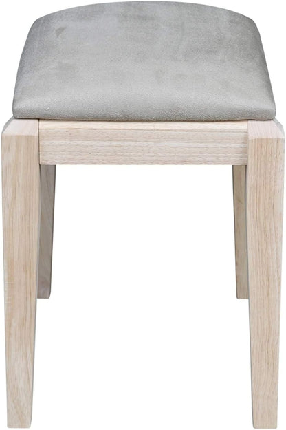 International Concepts Unfinished Vanity Bench, Unfinished