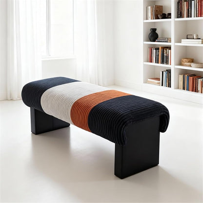 Modern Bed end Bench Bedroom Living Room Dressing Shoe Changing Entryway(XS)