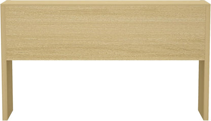 Manhattan Comfort Linda Modern Console Table with 3 Storage Drawers – 60" Narrow Entryway Stand for Living Room, Hallway, or Dining Room – Wood Grain Accent Furniture, Natural Oak
