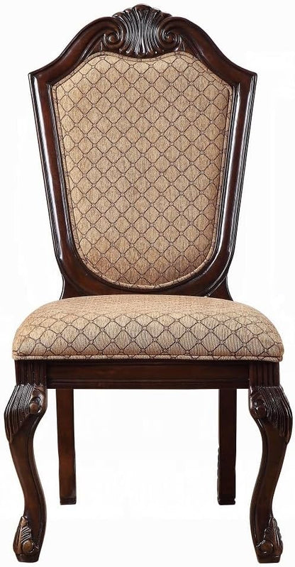 7-Piece Dining Set – Extendable Table with 4 Side Chairs & 2 Arm Chairs, Classic Farmhouse Dining Room Set (Espresso Finish)