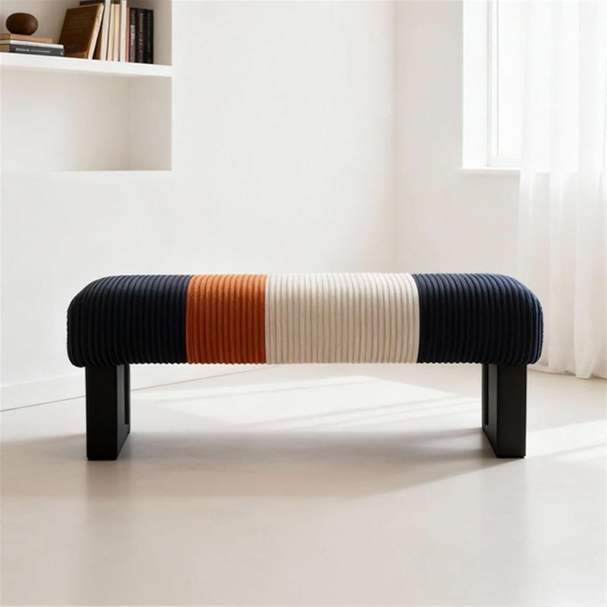 Modern Bed end Bench Bedroom Living Room Dressing Shoe Changing Entryway(XS)