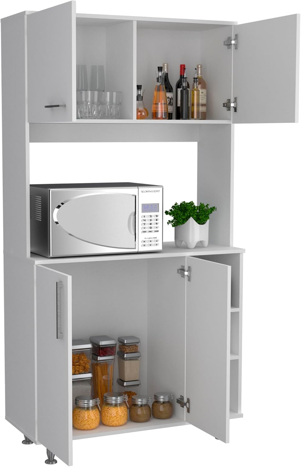 Pantry Cabinet Delaware, Kitchen, White