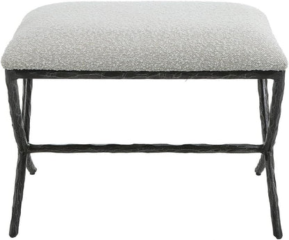 Uttermost Brisby - Small Bench-19 Inches Tall and 24 Inches Wide