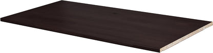 Palace Imports 100% Solid Wood Optional Shelf for 2- and 3-Sliding Door Wardrobes/Armoires/Closets, Java Color, 34.5”W x 19.75”D x 0.50”H, Four Metal Pins Included
