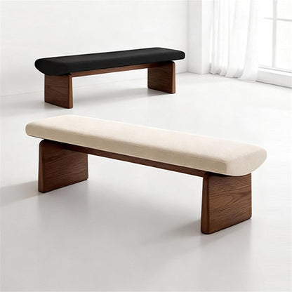 Modern Wooden Sofa Bedroom Bed end Bench Hotel Leisure Entryway(XXL)