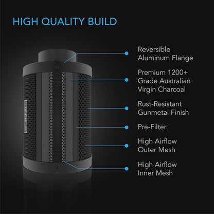 AC Infinity Air Filtration PRO Kit 8”, Inline Fan, Temperature Humidity VPD Controller with WiFi App Control, Carbon Filter, Ducting, Ventilation System for Grow Tents, Hydroponics, Indoor Gardening