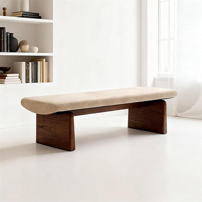 Modern Wooden Sofa Bedroom Bed end Bench Hotel Leisure Entryway(XXX-Large)